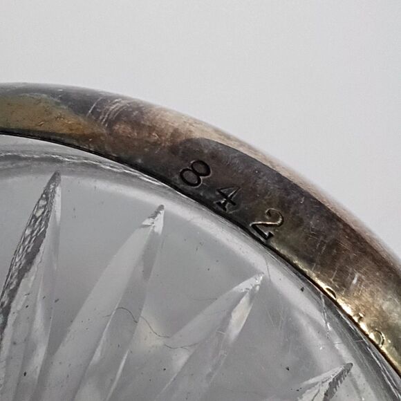 Vintage MSC Middletown Silver Co. Silverplate 2 Piece Relish Dish Ashtray 1940s - Picture 6 of 6